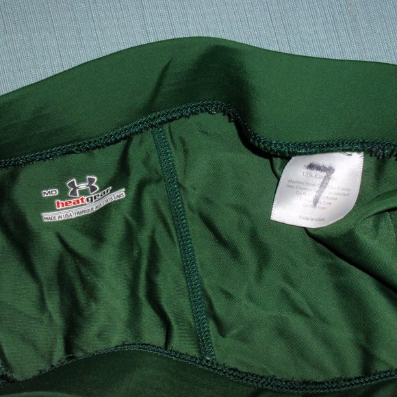 Lot of 2 Under Armour Shorts Tight Bike Purple Green S - Picture 4 of 10